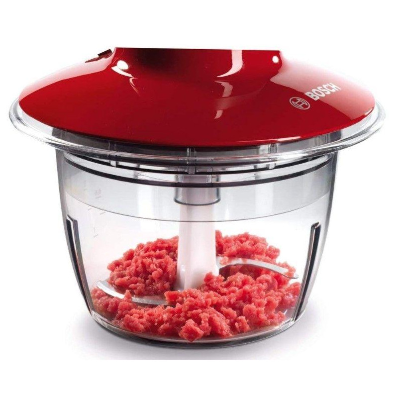 Picadora Bosch Pae MMR08R2, 400w, 0.8L, roja - 2