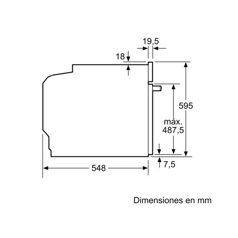 Horno MF pirolÃtico indep. Bosch HBG6764S1, Infini - 2 Horno MF pirolÃtico indep. Bosch HBG6764S1, Infini - 2