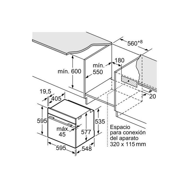 Horno MF pirolitico indep. Siemens HB676G0S1, Top - 4