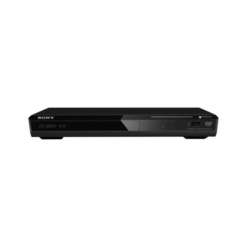 Dvd Sony DVPSR170B, xvid mini negro - 1