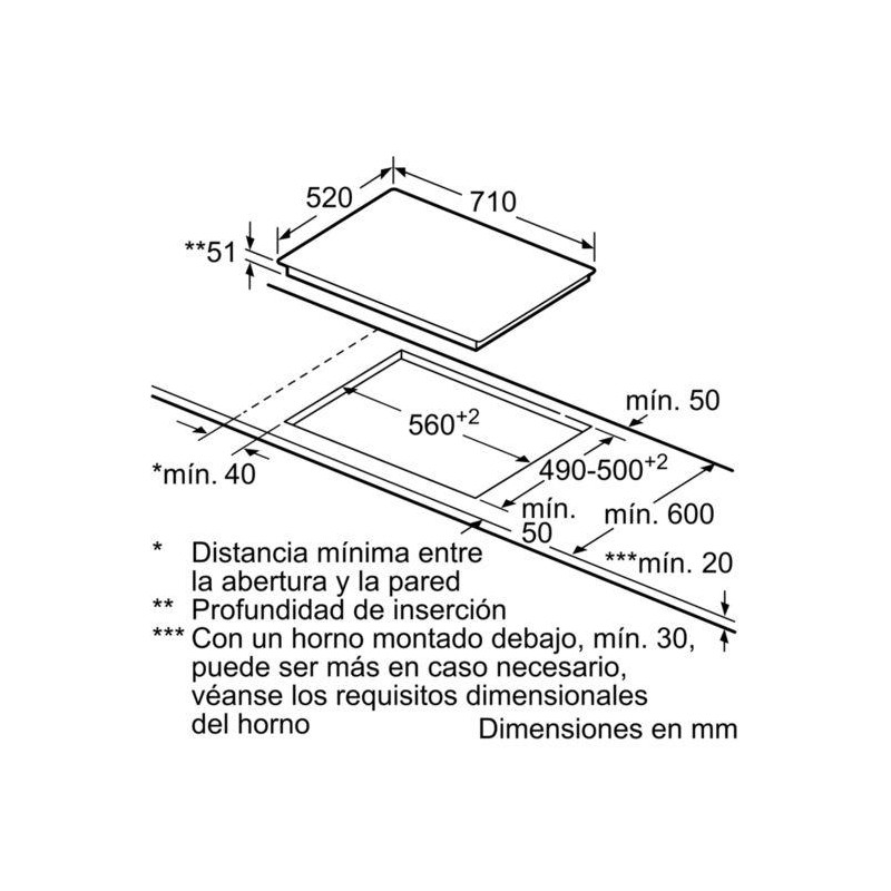 Vitroceramica Inducción Indep. Siemens EH775LDC1E - 2 Vitroceramica Inducción Indep. Siemens EH775LDC1E - 2