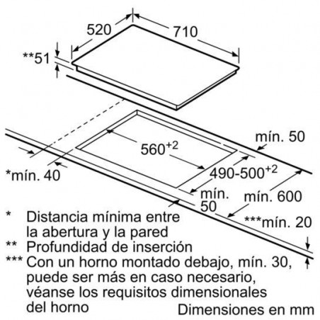 Vitroceramica Inducción Indep. Siemens EH775LDC1E - 2 Vitroceramica Inducción Indep. Siemens EH775LDC1E - 2