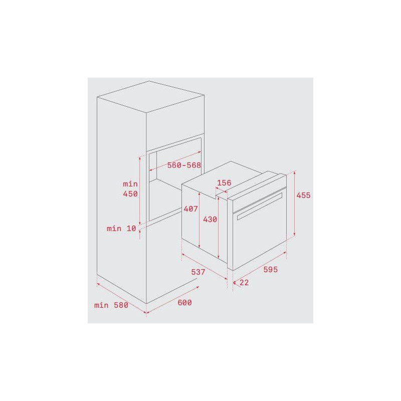 Horno Compacto pirolitico indep. Teka HSC635-P-INO - 3