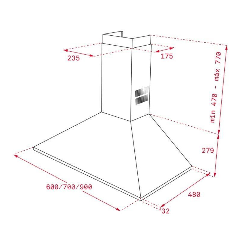Campana Decorativa Teka DBP60PRO (EEC/EU) INOX - 3