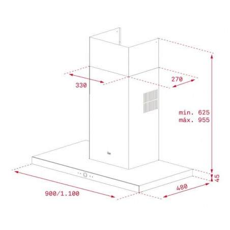Campana Decorativa Teka PERFECTA4DLH1185T - 2