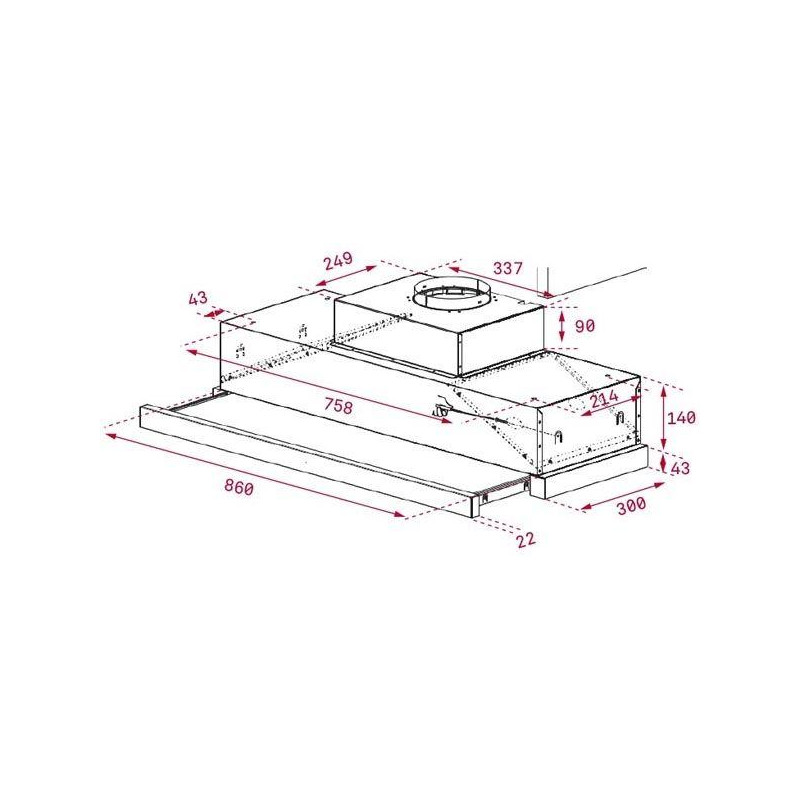 Campana conv. Teka CNL9610INOX - 2 Campana conv. Teka CNL9610INOX - 2