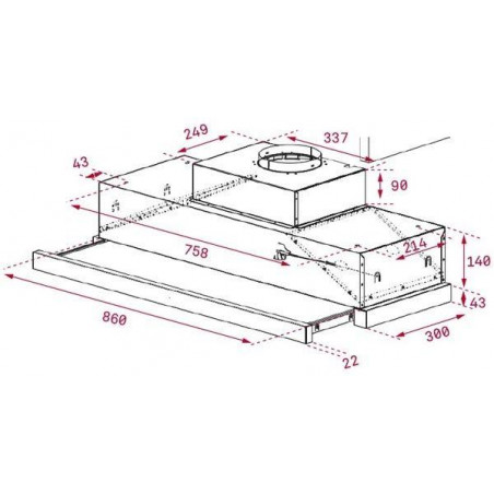 Campana conv. Teka CNL9610INOX - 2 Campana conv. Teka CNL9610INOX - 2