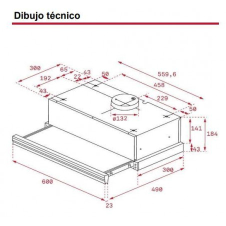 Campana conv. Teka CNL6415NEGRO - 4