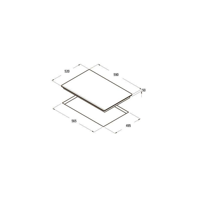 Vitrocera induccion indep.Cata Can Roca GIGA600BK - 2 Vitrocera induccion indep.Cata Can Roca GIGA600BK - 2