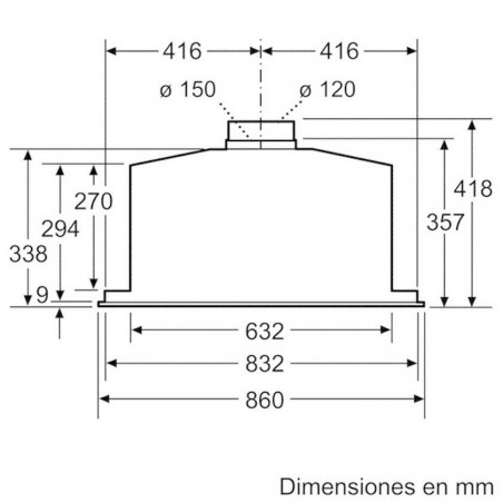 Campana conv. Grupo filtrante Balay 3BF859XP - 4