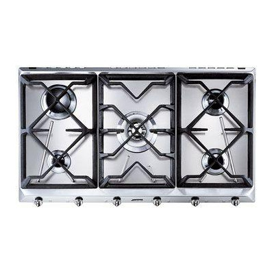 Encimera indep. Smeg SRV596GH5, 5fuegos, natural/ - 1