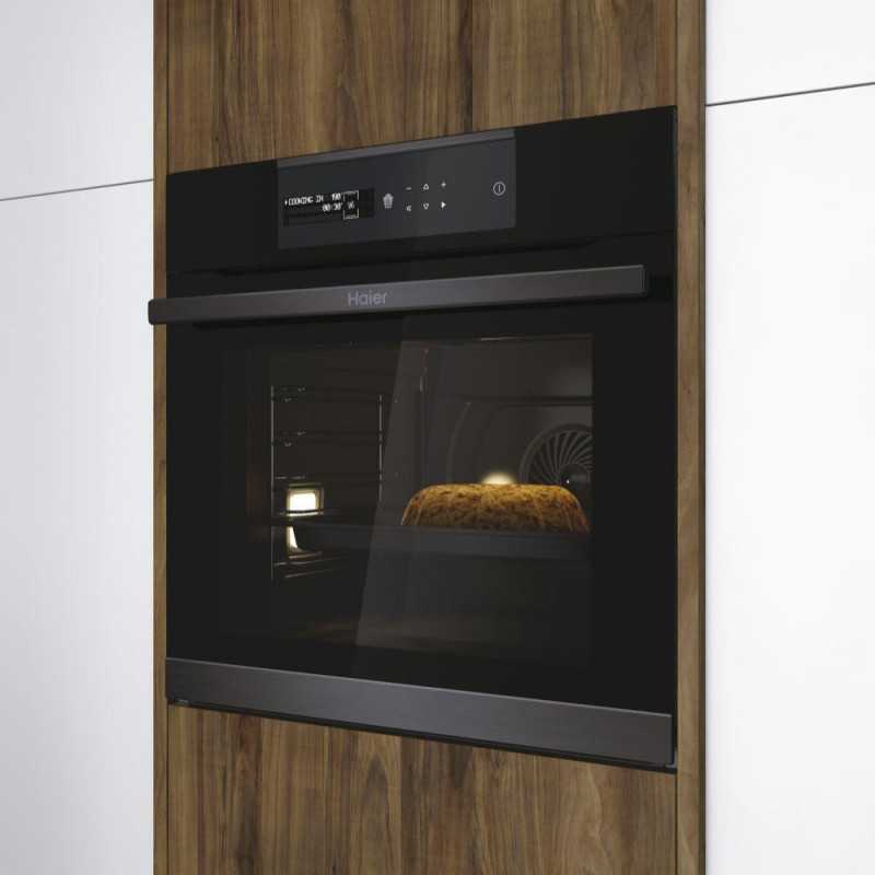 Horno MF pirolítico indep. Haier HWO60SM5B9BH - 6