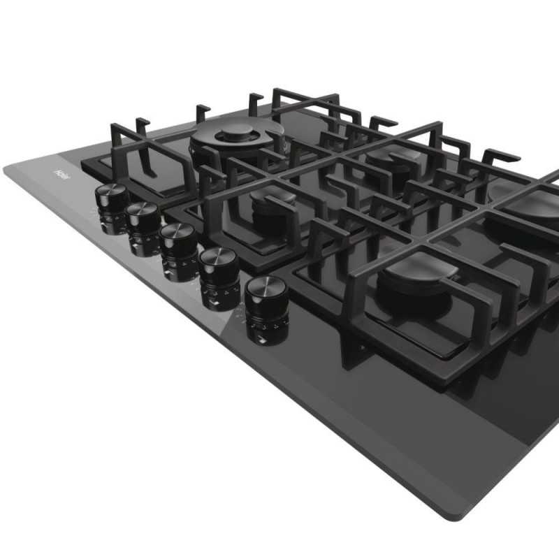Encimera indep.Cristal Gas Haier HAVG7WL4HB - 4 Encimera indep.Cristal Gas Haier HAVG7WL4HB - 4
