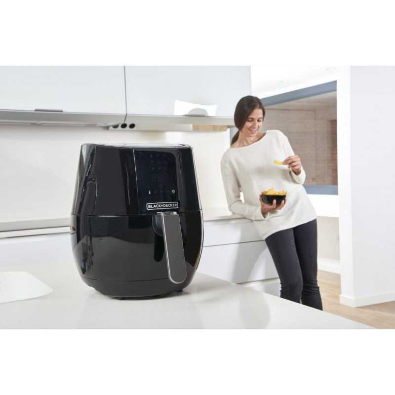 Freidora Black+Decker BXAF3500E, sin aceite - 8 Freidora Black+Decker BXAF3500E, sin aceite - 8