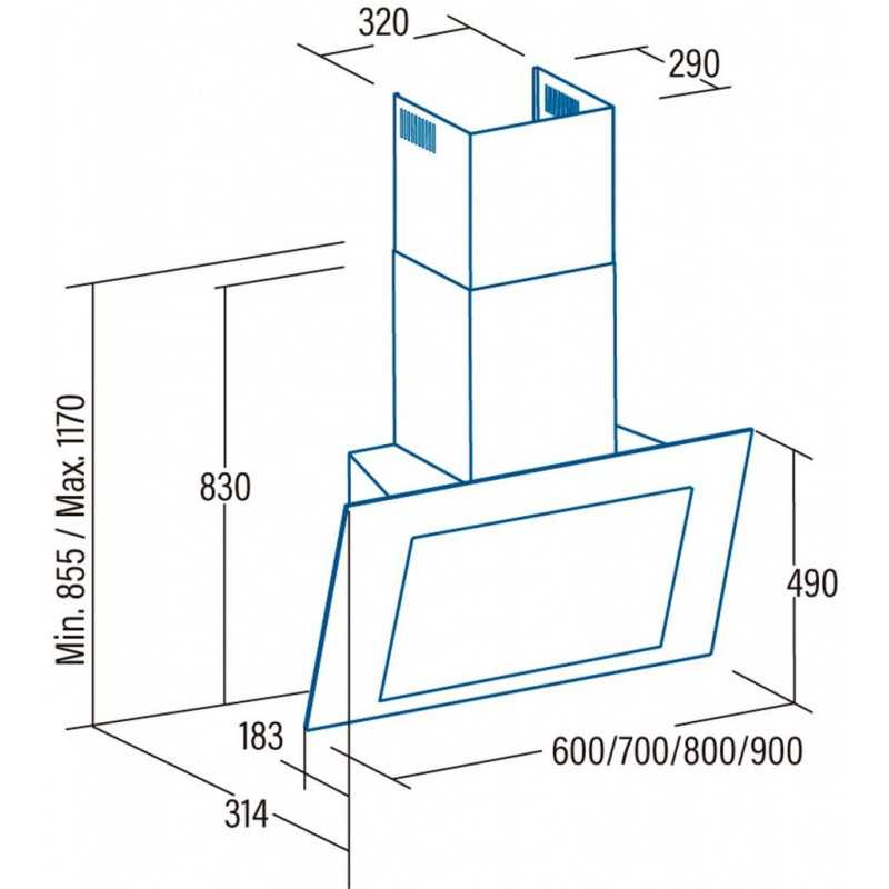 Campana decorativa Cata THALASSA800XGGRF - 3