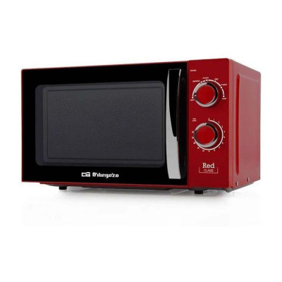 Microondas Orbegozo MI2121, Rojo, 20L - 1
