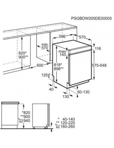 Lavavajillas 60 INT Aeg FEE63606PM - 9 Lavavajillas 60 INT Aeg FEE63606PM - 9