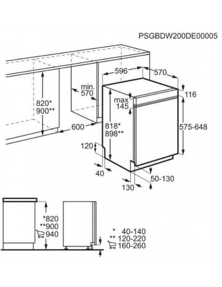 Lavavajillas 60 INT Aeg FEE63606PM - 9 Lavavajillas 60 INT Aeg FEE63606PM - 9