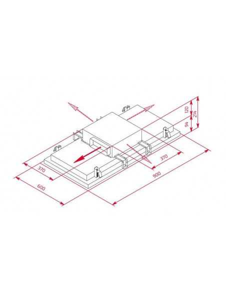 Campana decorativa Teko Teka DHTTECHO97670ROSWH - 5 Campana decorativa Teko Teka DHTTECHO97670ROSWH - 5