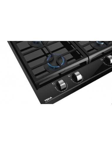Encimera Cristalgas indep. Teka GZC64300XBABK - 4 Encimera Cristalgas indep. Teka GZC64300XBABK - 4
