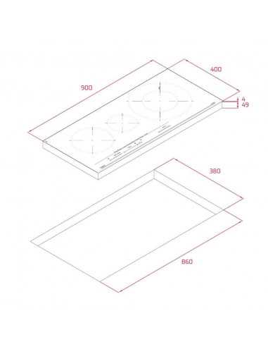 Vitroceramica induccion indep. Teka IZC93320MST - 8 Vitroceramica induccion indep. Teka IZC93320MST - 8