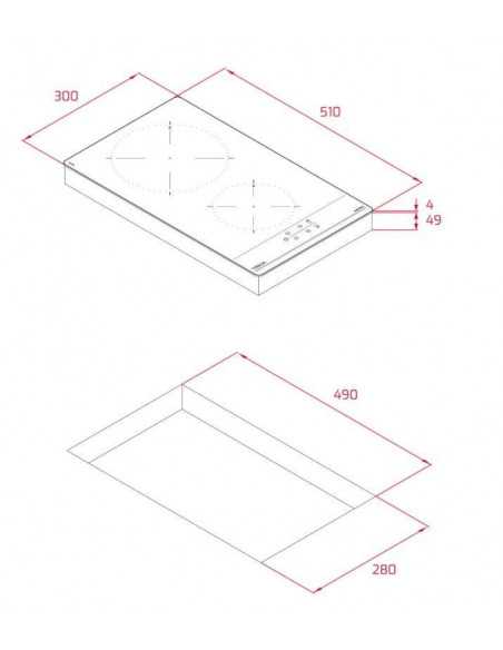 Vitrocer modular induccion indep. Teka IBC32000BK - 6 Vitrocer modular induccion indep. Teka IBC32000BK - 6