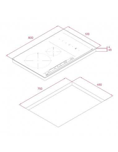 Vitrocera Flex-induccion indep. Teka IZS86630MST - 8 Vitrocera Flex-induccion indep. Teka IZS86630MST - 8