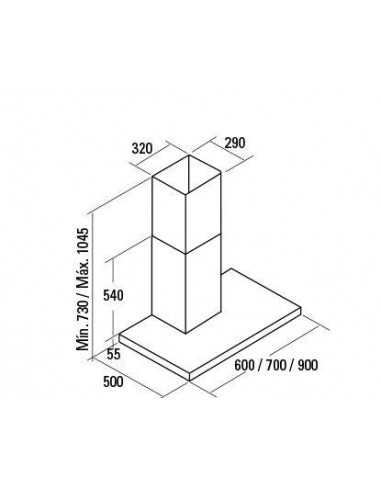 Campana decoratica Cata ST9000X - 2 Campana decoratica Cata ST9000X - 2