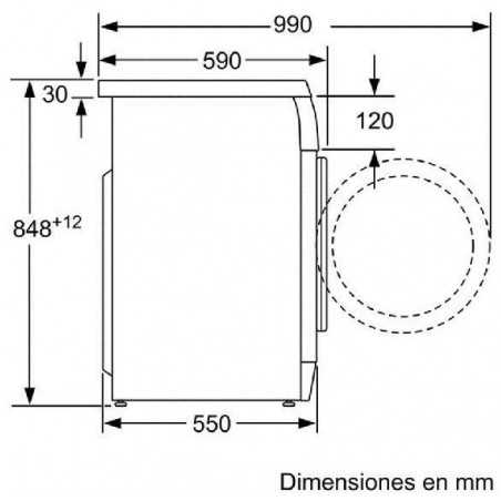 Lavadora frontal Balay 3TS873BC - 3 Lavadora frontal Balay 3TS873BC - 3