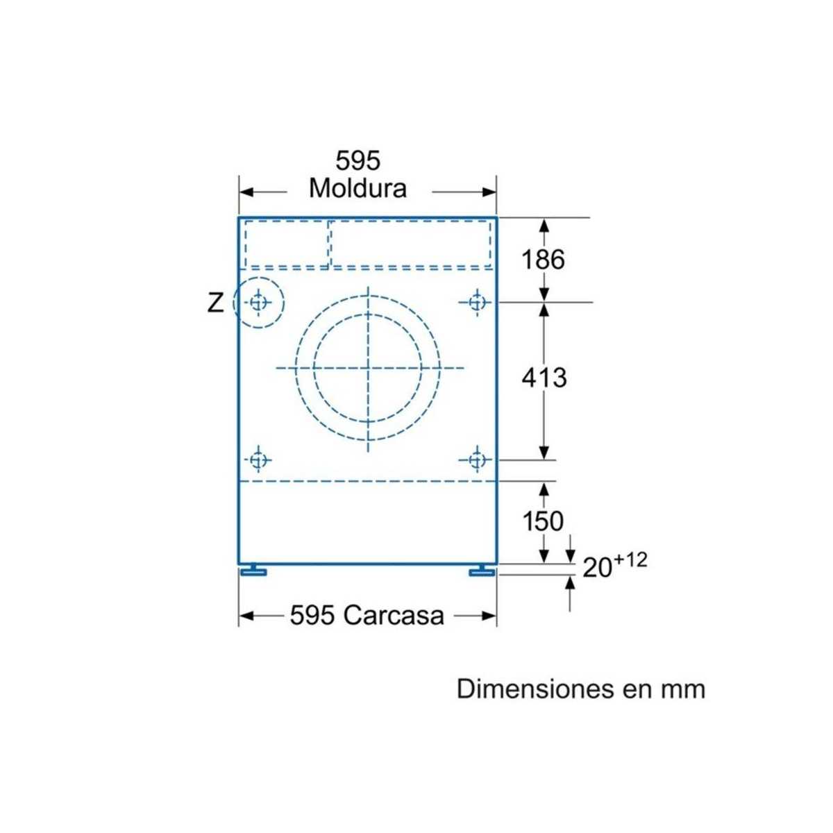 Lavasecadora integrable Balay 3TW776B, Premium - 3