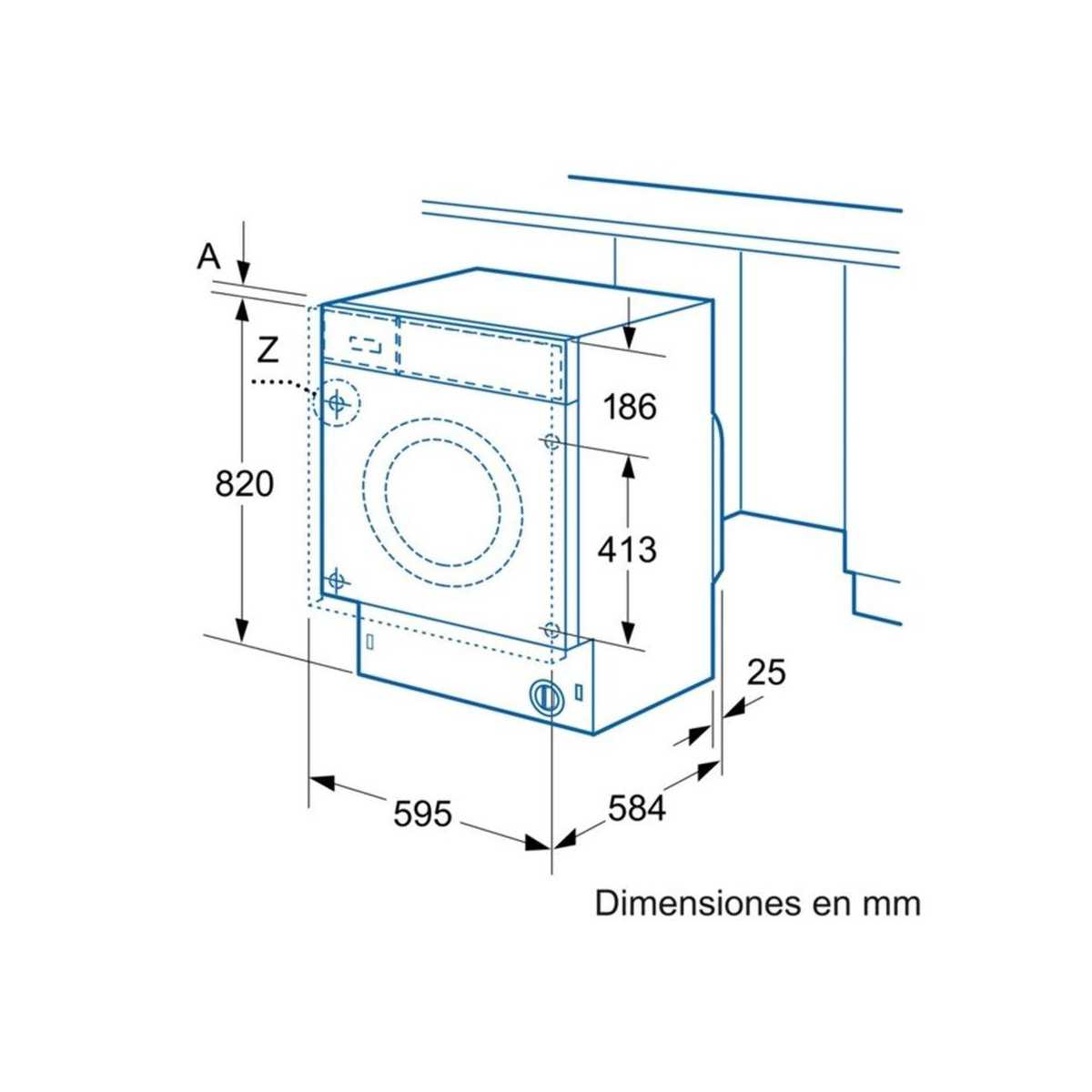 Lavasecadora integrable Balay 3TW776B, Premium - 4