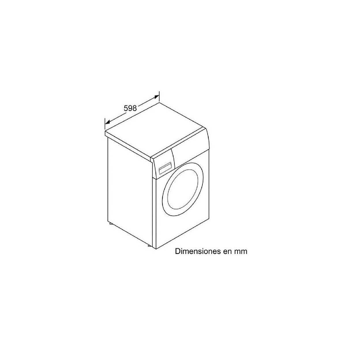 Lavadora frontal Balay 3TS853B - 2