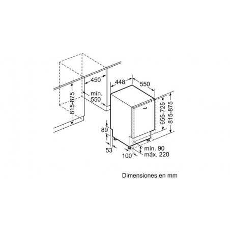 Lavavajillas Balay 3VT305NA, - 5 Lavavajillas Balay 3VT305NA, - 5