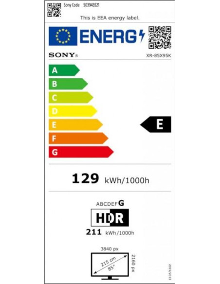 TV LED Sony XR85X95KAEP - 6