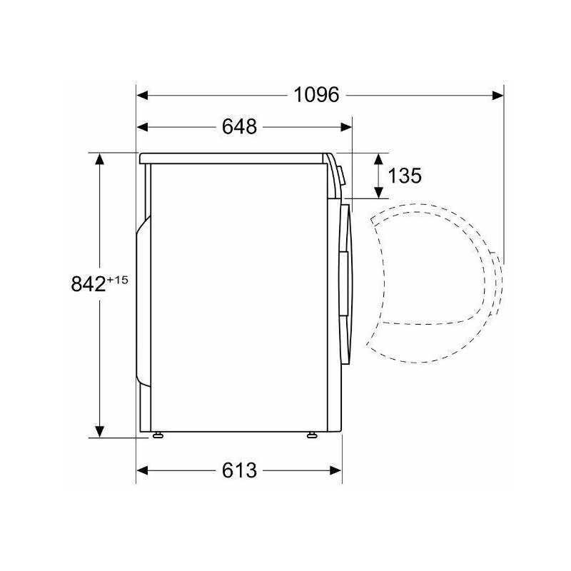 Secadora frontal Bosch WQG233D0ES, Infinity - 4 Secadora frontal Bosch WQG233D0ES, Infinity - 4
