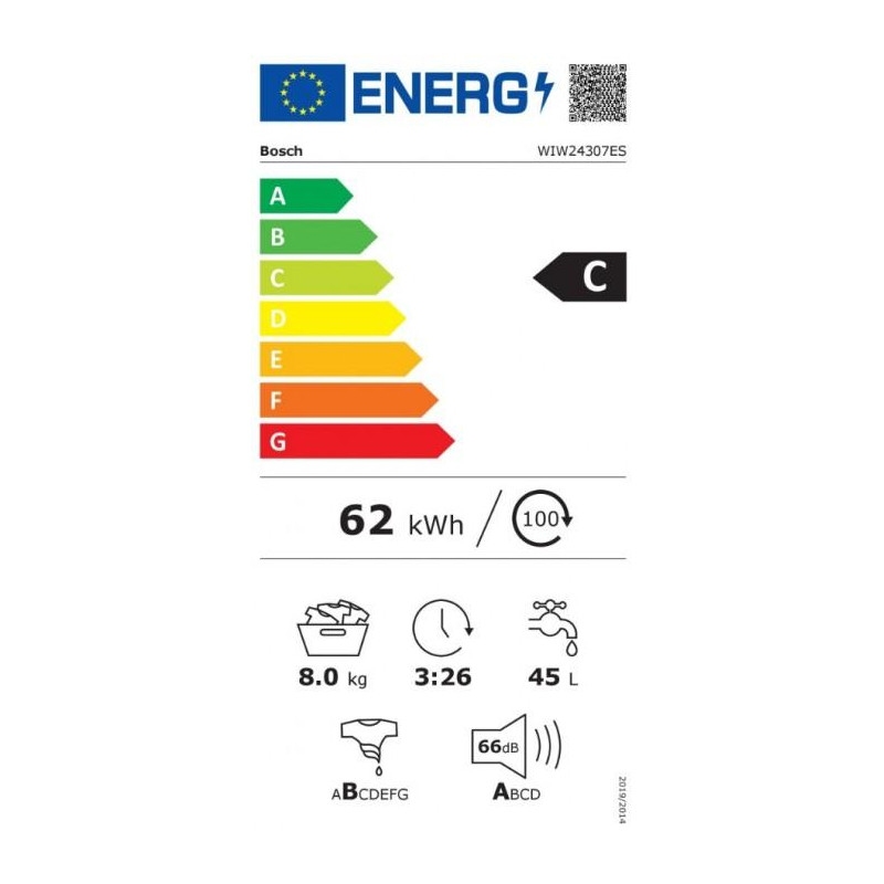 Lavadora INT frontal Bosch WIW24307ES - 2