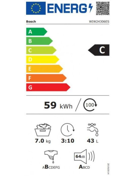 Lavadora INT frontal Bosch WIW24306ES - 2