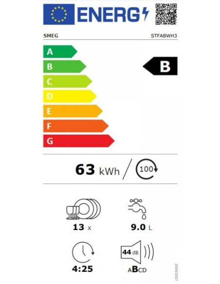Lavavajillas 60 INT Smeg STFABWH33 - 9
