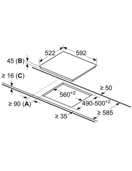 Vitroceramica indep. Bosch PKK631FP8E - 5 Vitroceramica indep. Bosch PKK631FP8E - 5