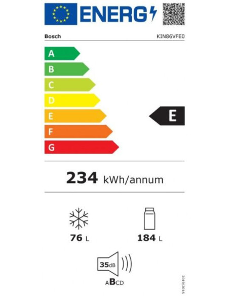 Combi NF INT Bosch KIN86VFE0, Infinity - 8 Combi NF INT Bosch KIN86VFE0, Infinity - 8