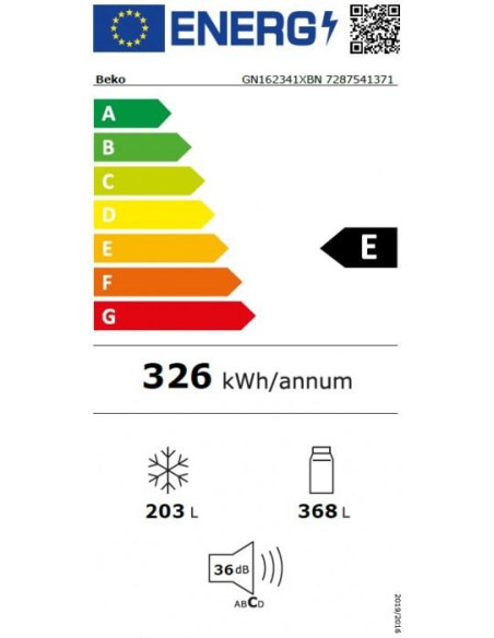 Frigorifico side by side Beko GN162341XBN - 8