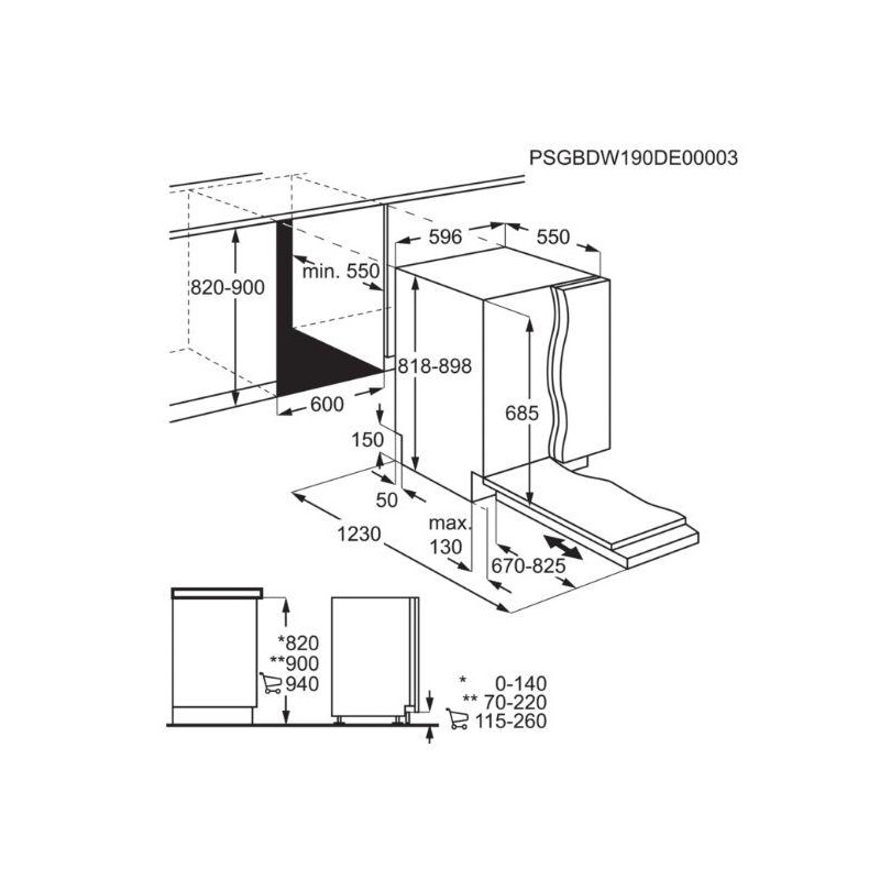 Lavavajillas 60 INT Aeg FSE83847P - 11
