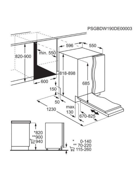 Lavavajillas 60 INT Aeg FSE83847P - 11