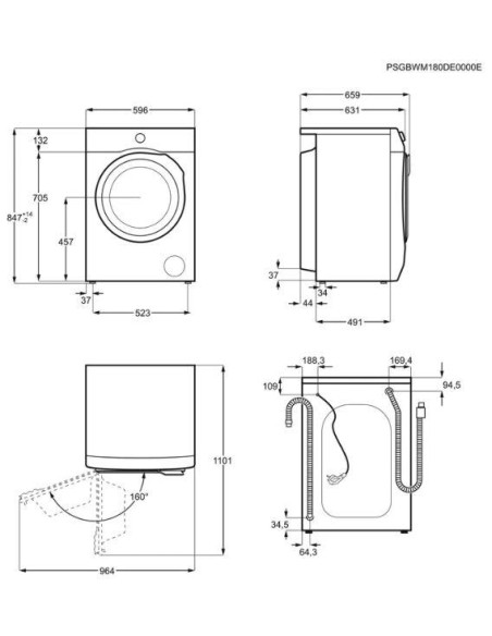 Lavadora frontal Electrolux EW6F5142FB - 7