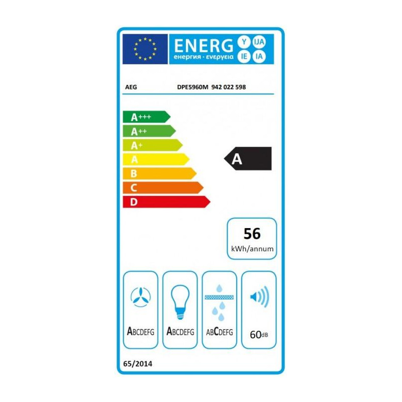 Campana extraplana Aeg DPE5960M - 7