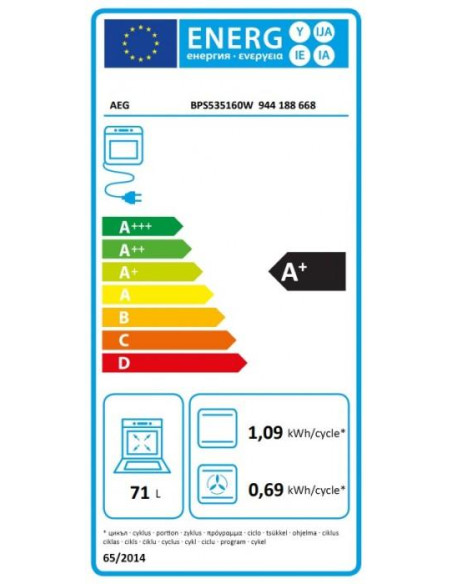 Horno MF pirolitico indep. Aeg BPS535160W - 5