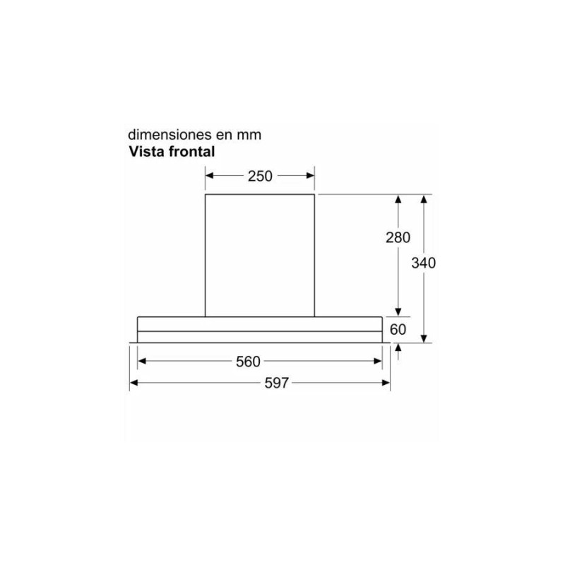 Campana decorativa integrable Balay 3BD967GN - 3