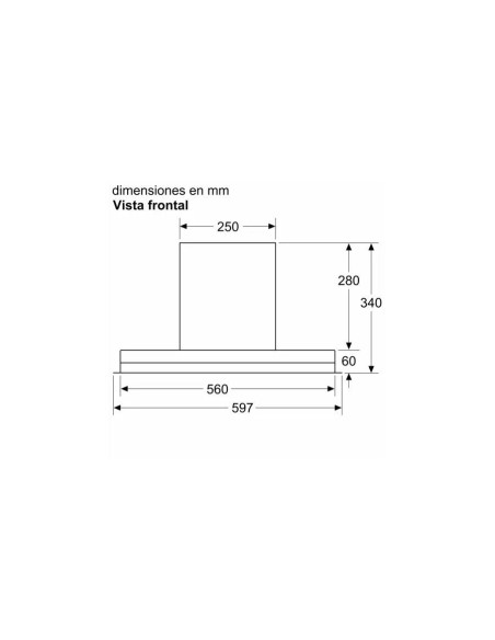 Campana decorativa integrable Balay 3BD967GN - 3