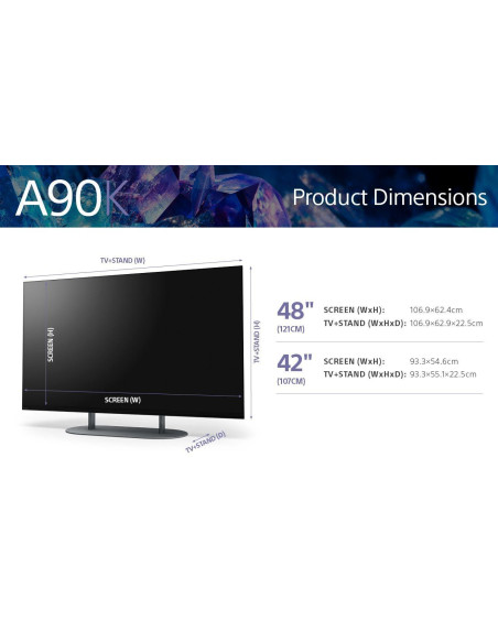 TV OLED Sony XR42A90KAEP - 2