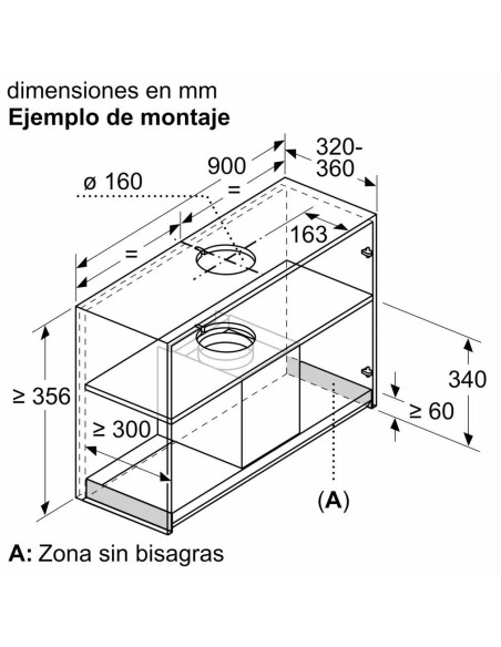 Campana decorativa integrable Balay 3BD997GN - 7